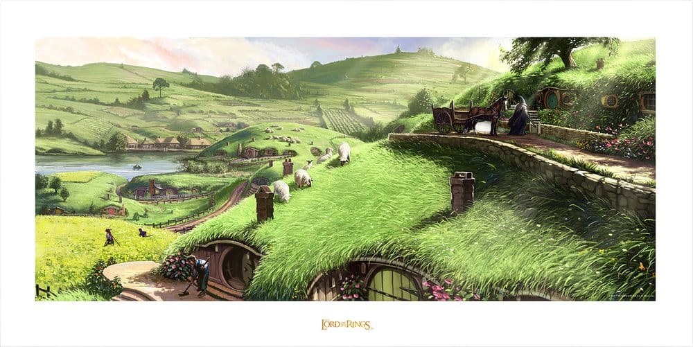 PRE ORDINE - Lord of the Rings Art Print Disturber of the Peace 59 x 30 cm