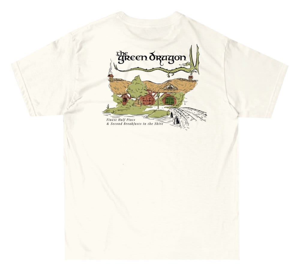 The Lord of the Rings T-Shirt Green Dragon Inn / Cream
