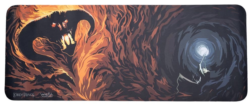 PRE ORDINE - Lord of the Rings Desk Mat Gandalf & The Balrog in Moria 74 cm