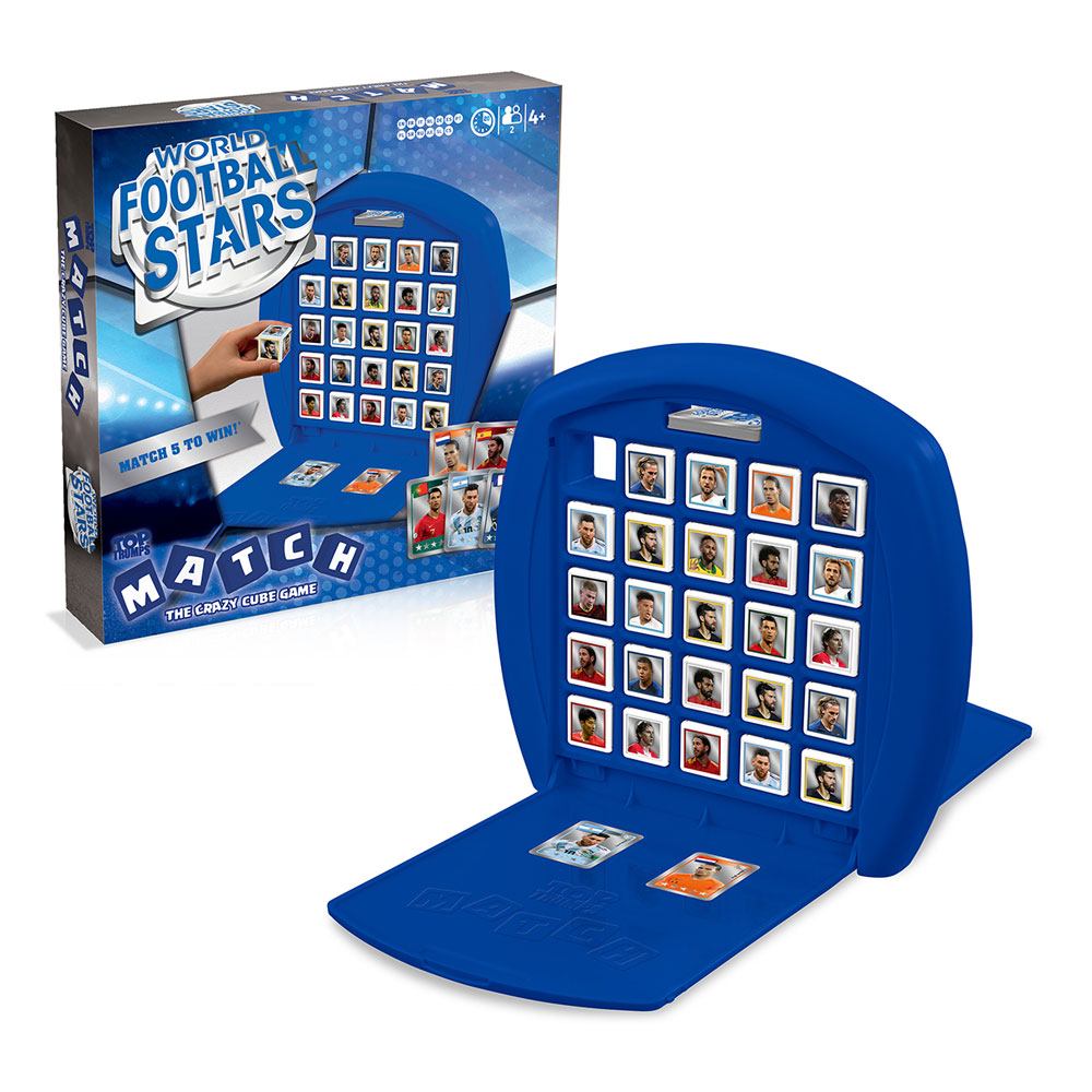 PRE ORDINE - World Football Stars Top Trumps Match The Crazy Cube Game
