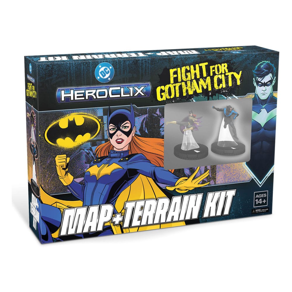 PRE ORDINE - Dc Comics HeroClix: Fight for Gotham City Map and Terrain Kit