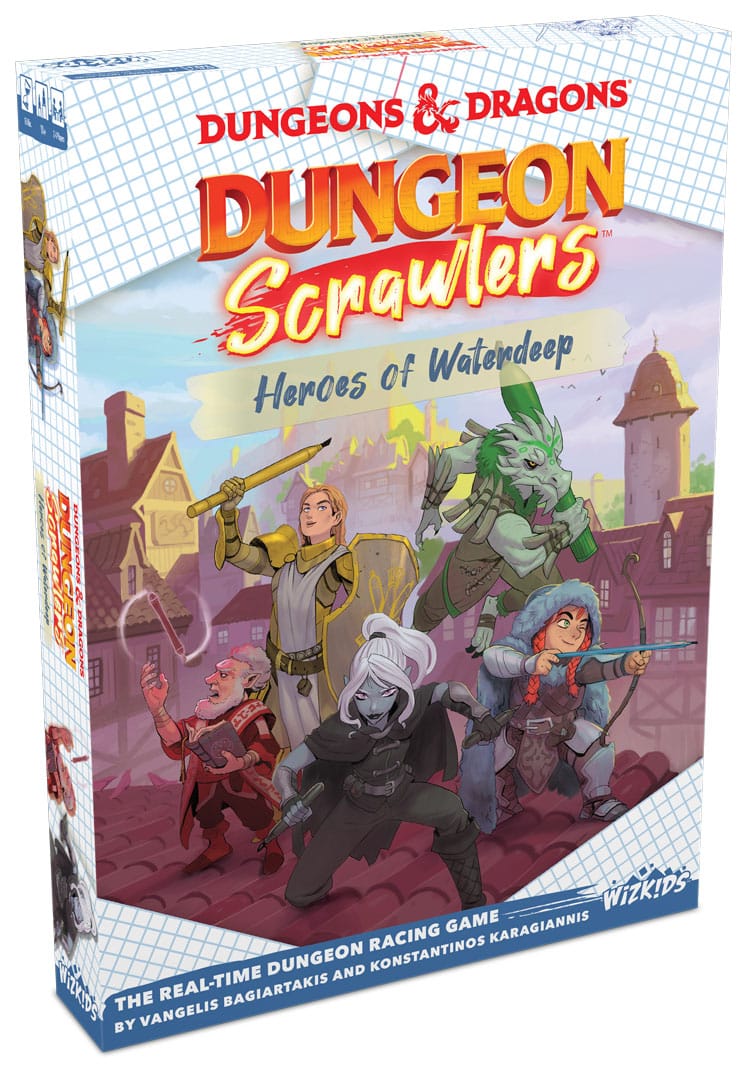 PRE ORDINE - Dungeons & Dragons: Dungeon Scrawlers - Heroes of Waterdeep Strategy Game *English Version*