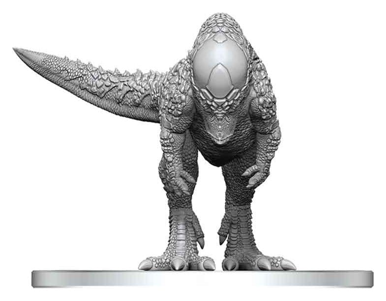 PRE ORDINE - Pathfinder Battles Deep Cuts Unpainted Miniature Pachycephalosaurus 13 cm