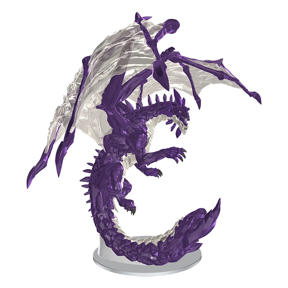 PRE ORDINE - D&D Icons of the Realms Boxed prepainted Miniatures Adult Amethyst Dragon 38 cm