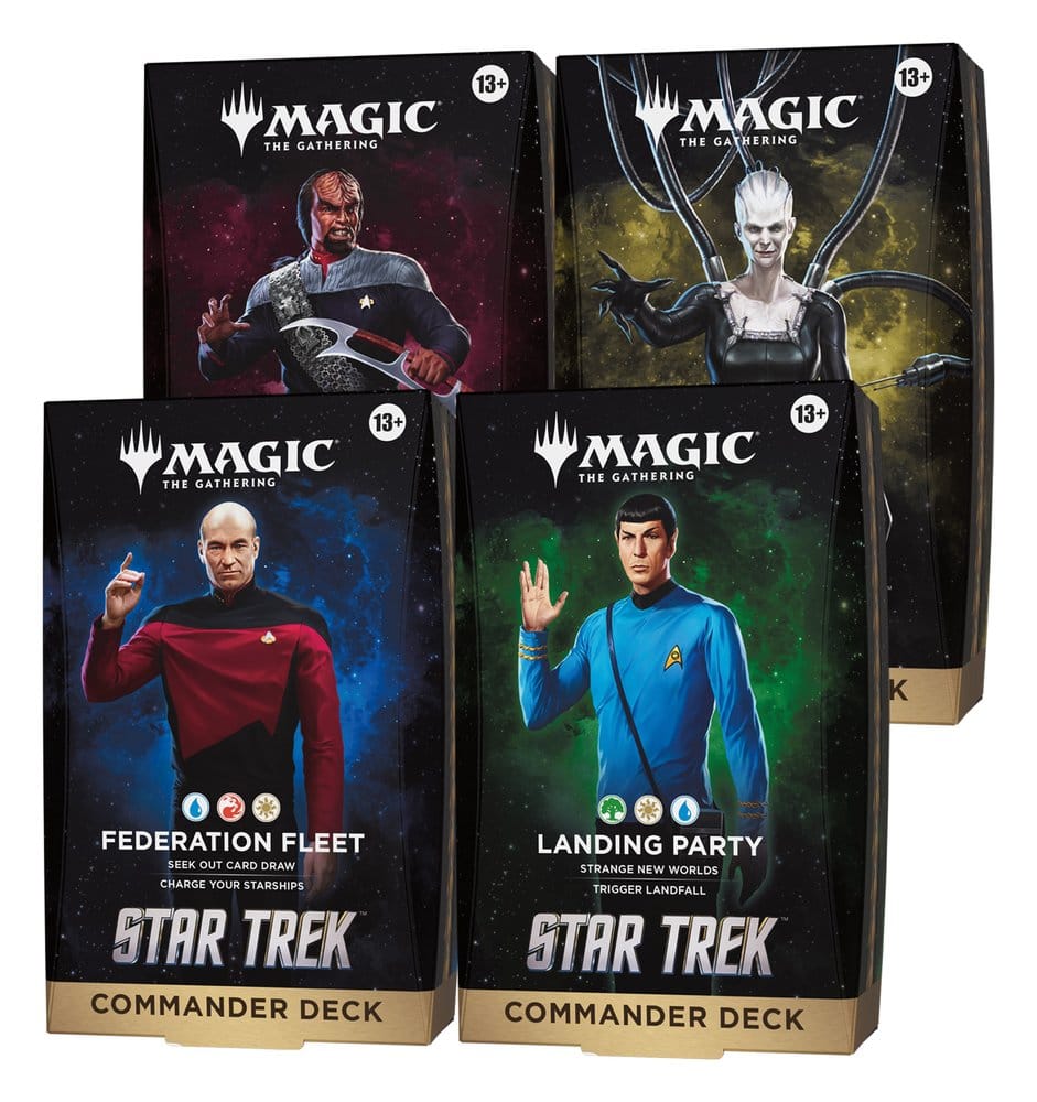 PRE ORDINE - Magic the Gathering Star Trek Commander Decks Case (4) english