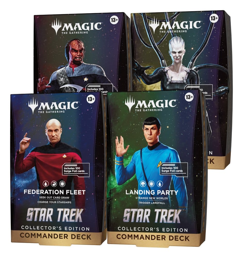 PRE ORDINE - Magic the Gathering Star Trek Collector's Edition Commander Decks Case (4) english