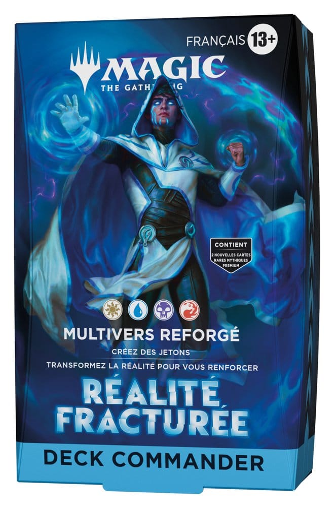 PRE ORDINE - Magic the Gathering Réalité fracturée Commander Deck Multiverse Reforged Assortment (4) french