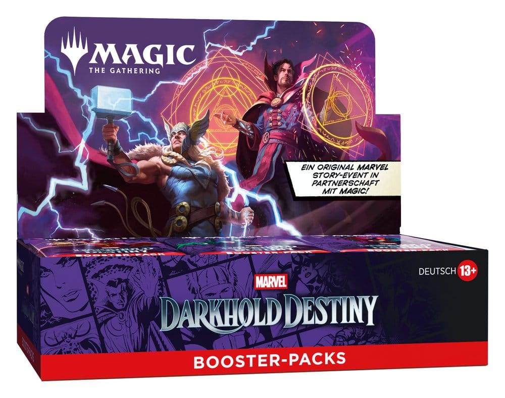 PRE ORDINE - Magic the Gathering Marvel: Darkhold Destiny Play Booster Display (30) german
