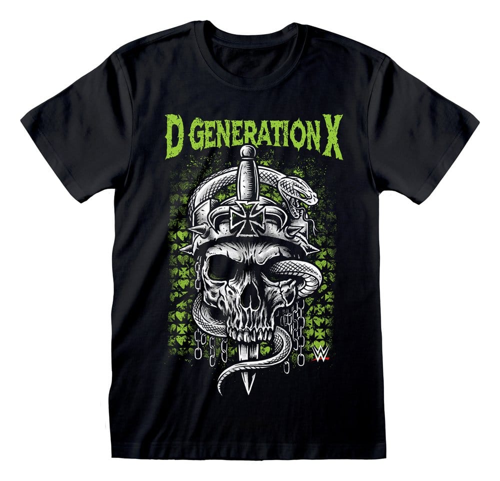 WWE T-Shirt D Generation X Black Size S