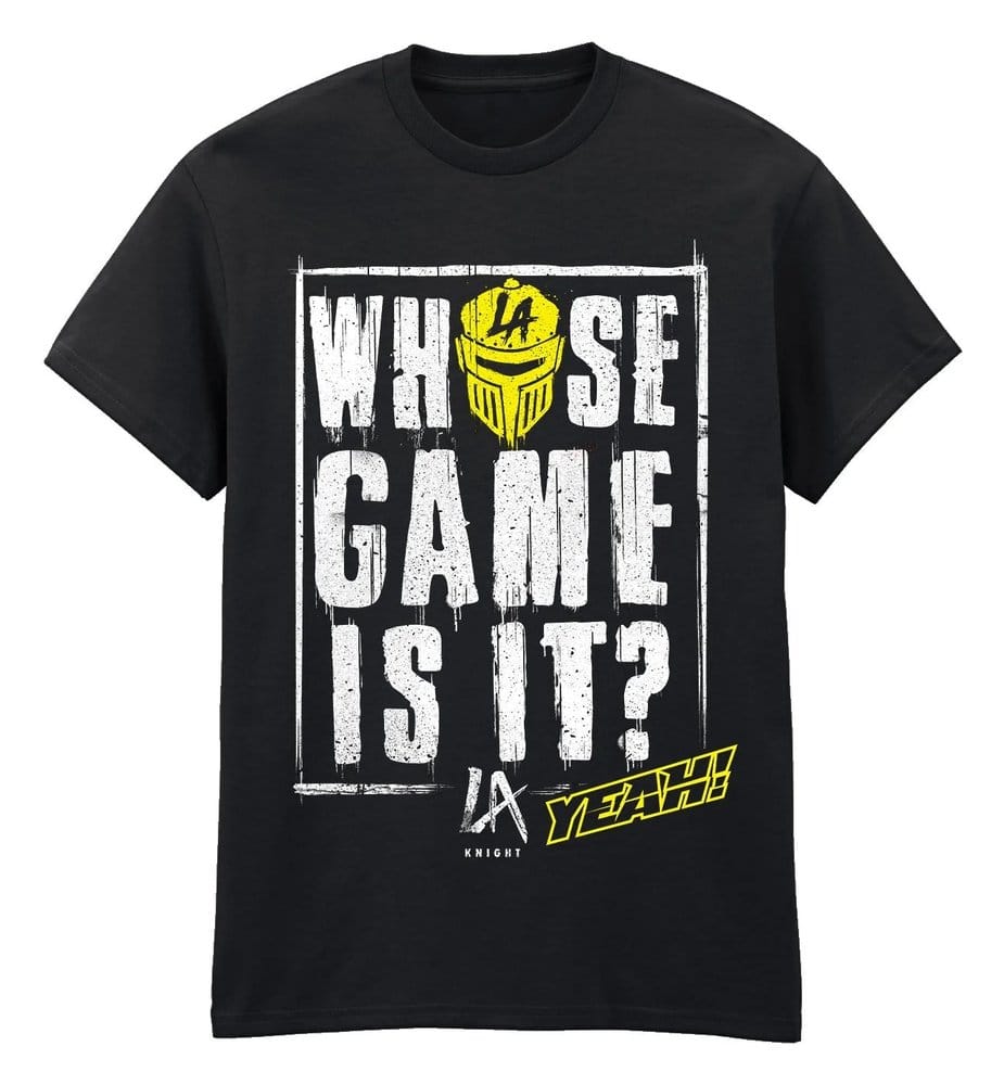 WWE T-Shirt Who's Game Is It Black Size M