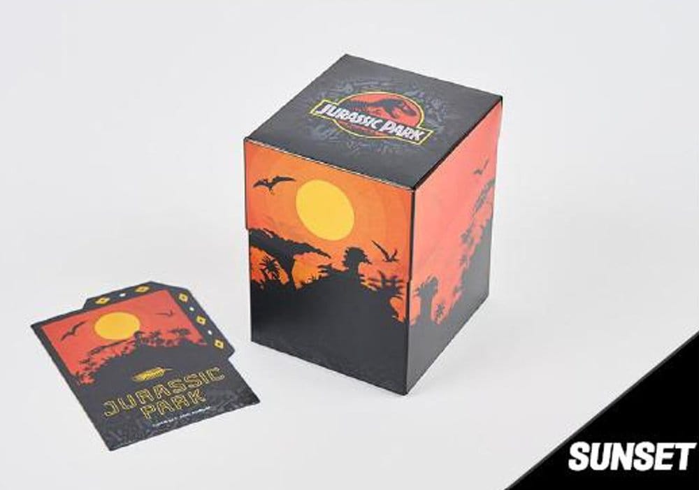 PRE ORDINE - Jurassic Park TCG Deck Case Sunset 10 cm