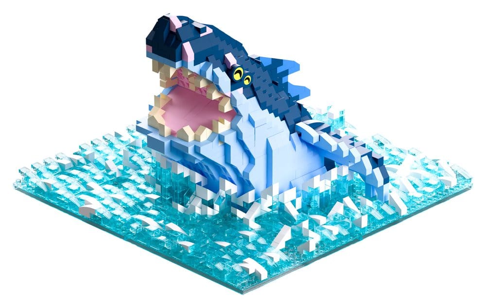 PRE ORDINE - Sea of Thieves brickset Megalodon 11 cm