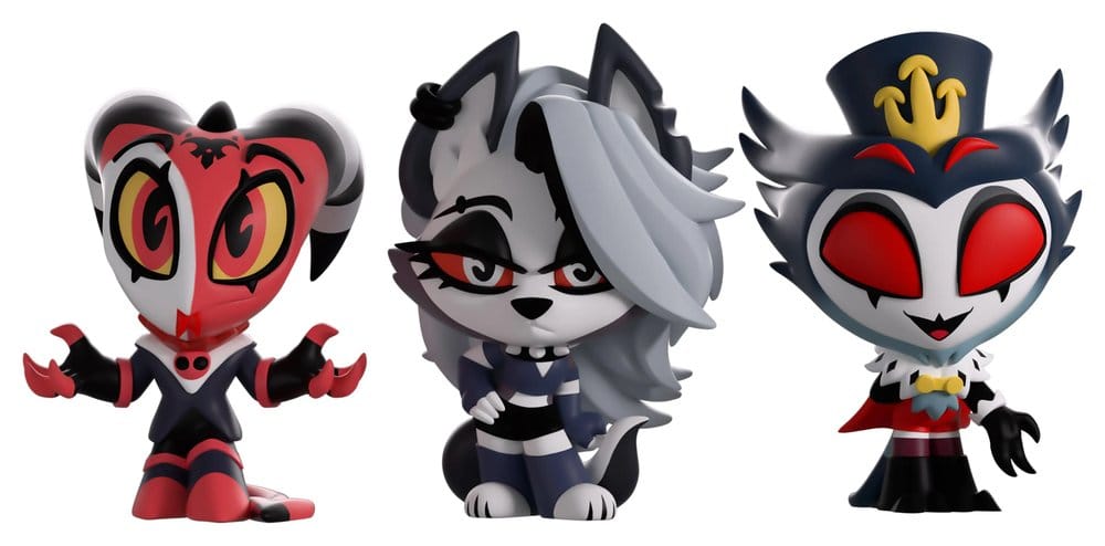 PRE ORDINE - Helluva Boss Mini Tooz Mini Figures 3-Pack Blitzo, Loona & Stolas
