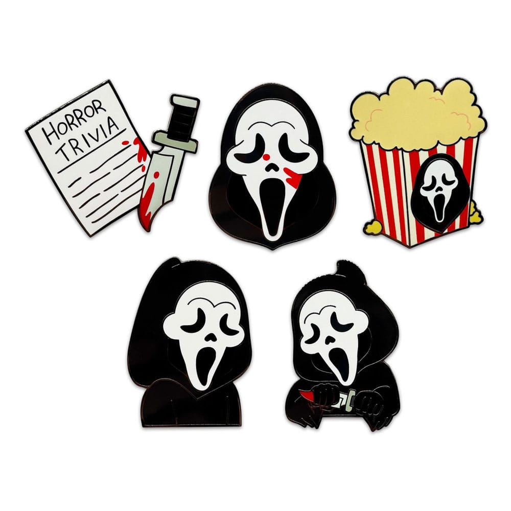 PRE ORDINE - Scream Enamel Pins Set Ver. 2 3 cm (6)