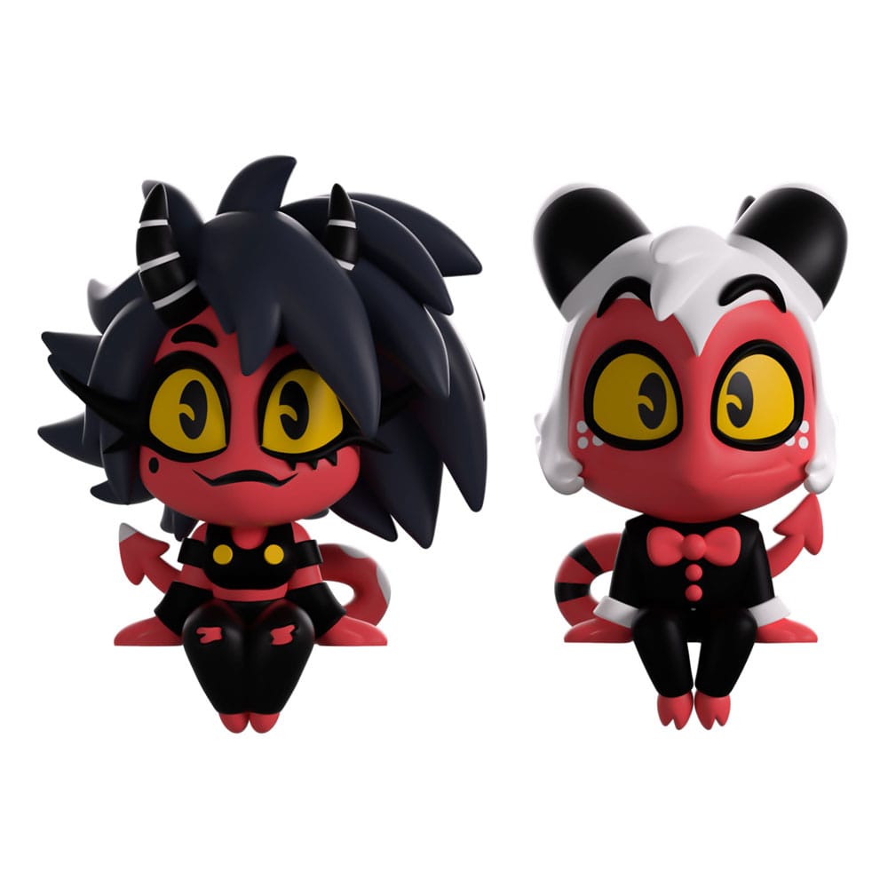 PRE ORDINE - Helluva Boss Vinyl Figures Millie & Moxxie Monitor Buddiez