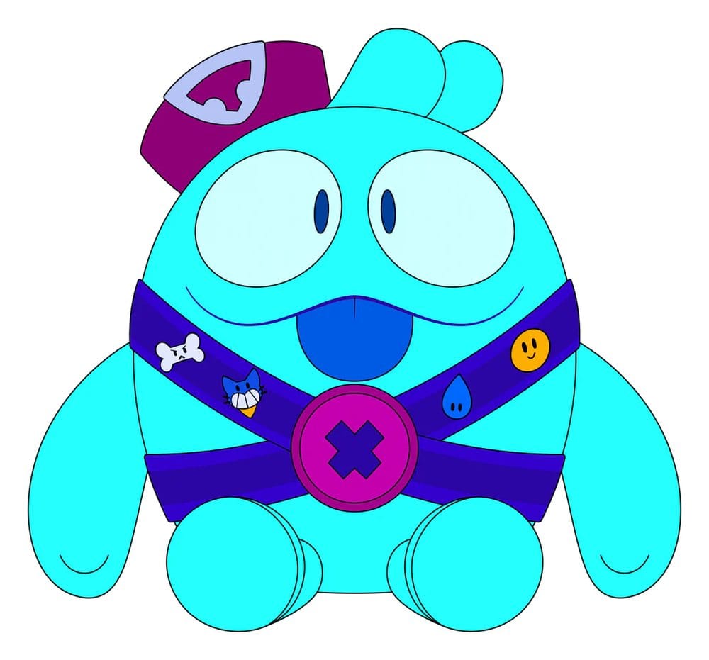 PRE ORDINE - Brawl Stars Plush Figure Squeak 22 cm
