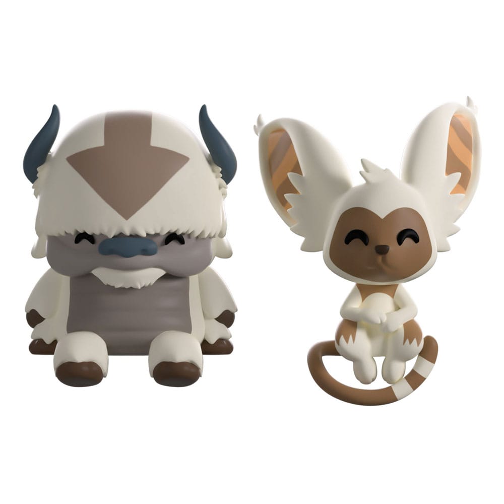 PRE ORDINE - Avatar: The Last Airbender Vinyl Figures Appa and Momo Monitor Buddiez 5 cm