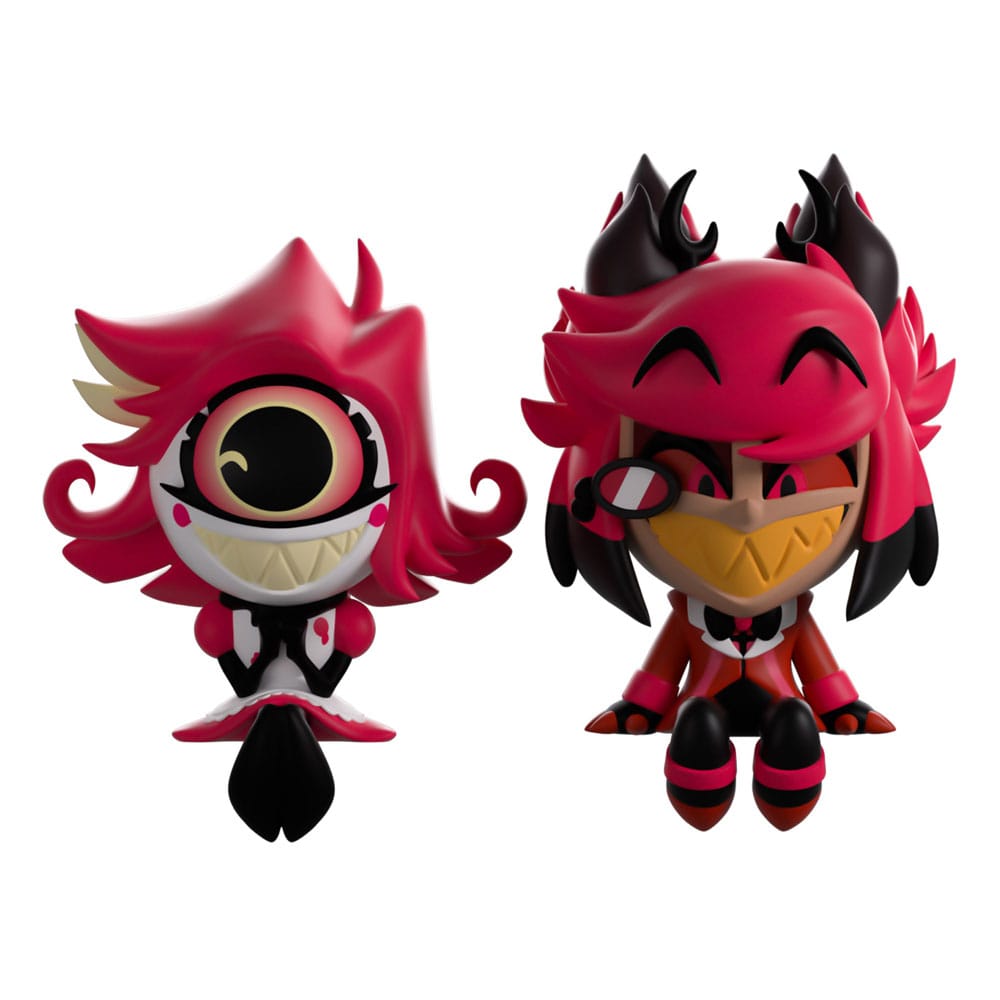 PRE ORDINE - Hazbin Hotel Vinyl Figures Alastor & Niffty Monitor Buddiez