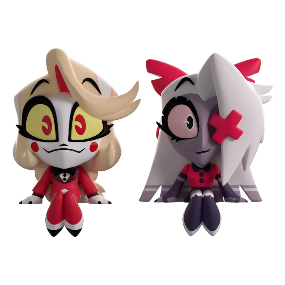 PRE ORDINE - Hazbin Hotel Vinyl Figures Charlie & Vaggie Monitor Buddiez