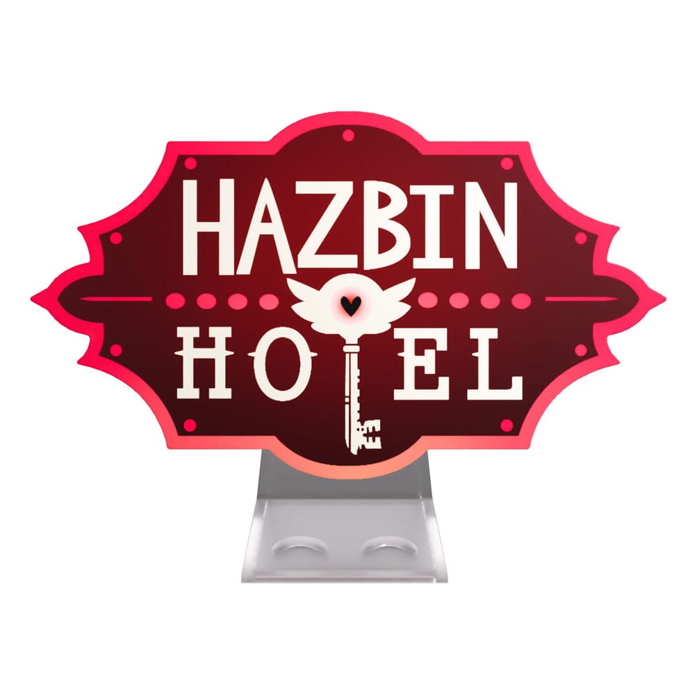 PRE ORDINE - Hazbin Hotel Nightlight Logo Stand 13 cm