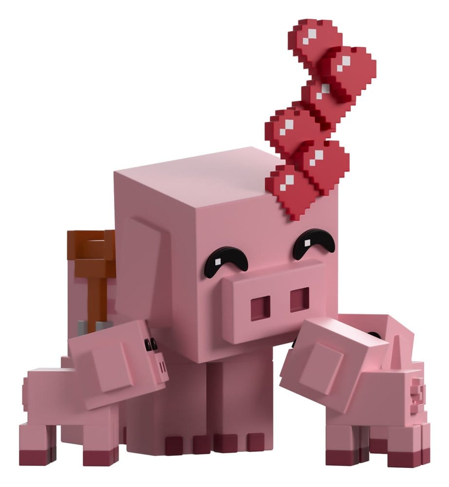 PRE ORDINE - Minecraft Vinyl Figure Pig Family 8 cm