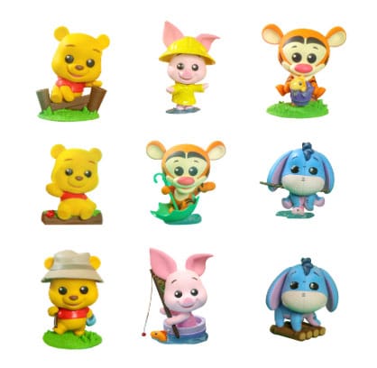 PRE ORDINE - Disney Cosbi Mini Figures Winnie the Pooh 8 cm Blind Box Display (8)