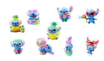 PRE ORDINE - Lilo & Stitch Cosbi Mini Figures 8 cm Blind Box Display (8)