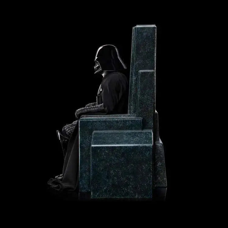 IRON STUDIOS - Sw Obi-wan Darth Vader On Throne 1/10 Statue