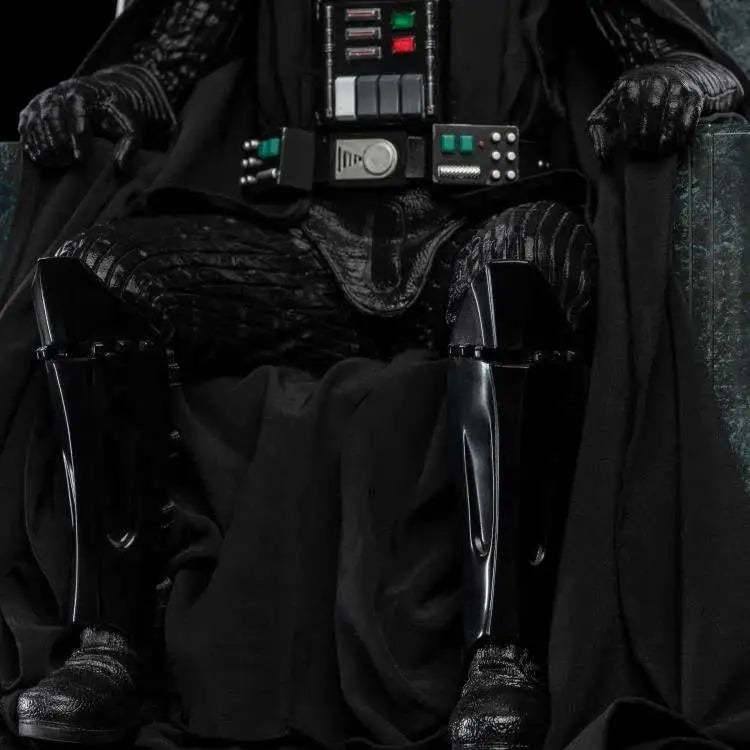 IRON STUDIOS - Sw Obi-wan Darth Vader On Throne 1/10 Statue