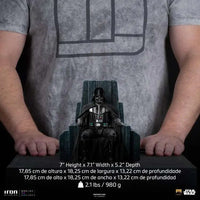 IRON STUDIOS - Sw Obi-wan Darth Vader On Throne 1/10 Statue