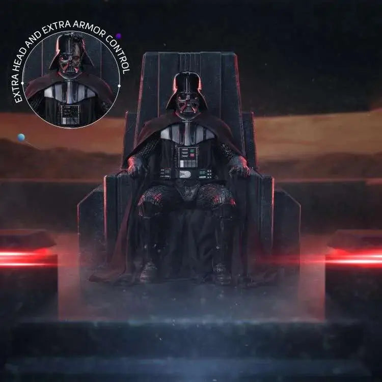 IRON STUDIOS - Sw Obi-wan Darth Vader On Throne 1/10 Statue