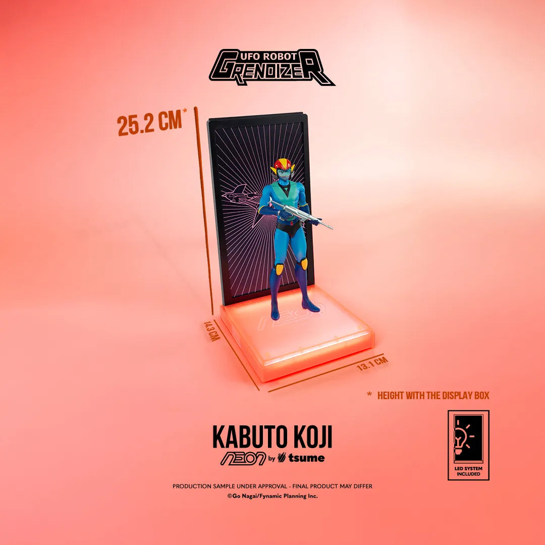 PRE ORDINE - Grendizer Neon Figure 1/9 Kabuto Koji - Alcor 25 cm