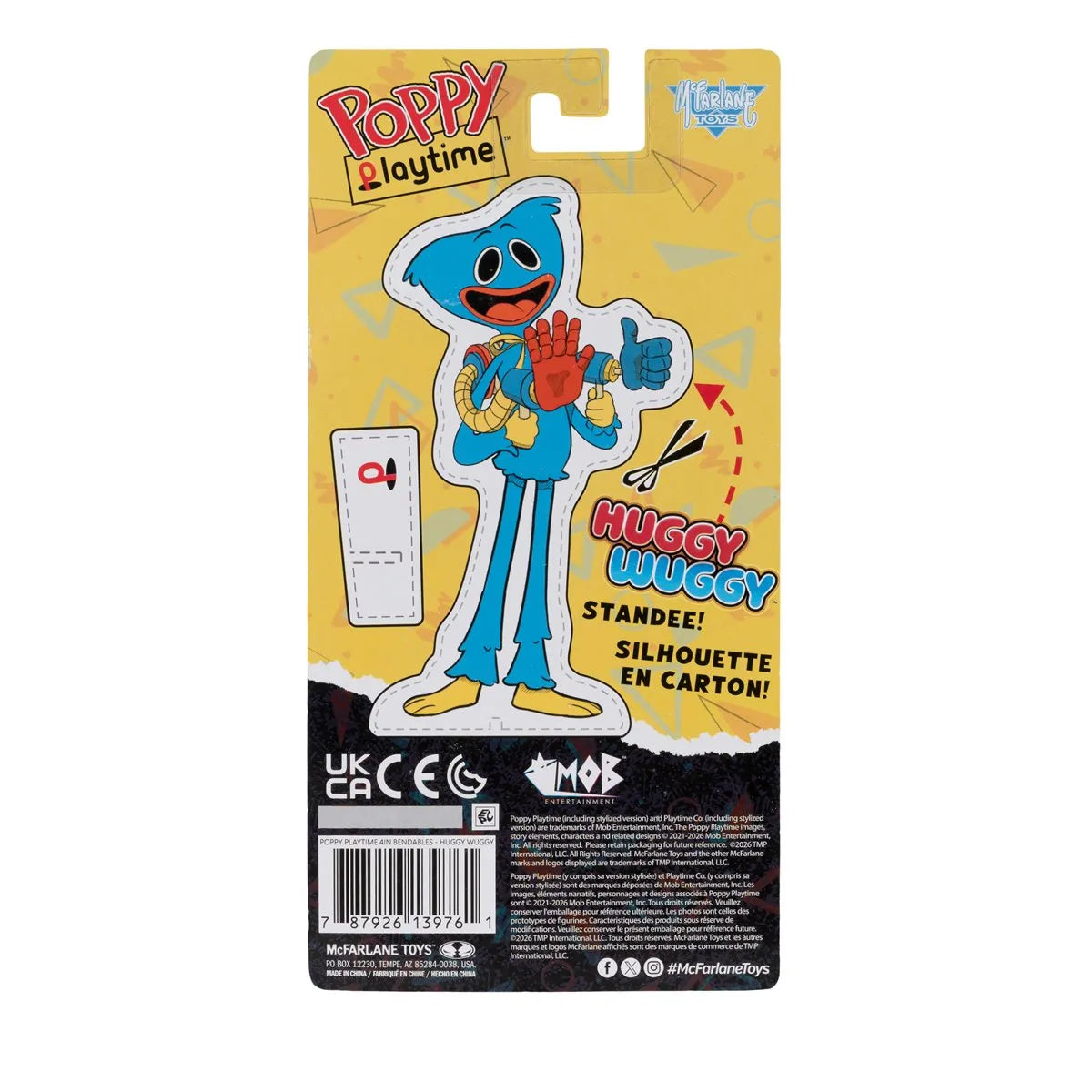 McFARLANE TOYS 2025 - Poppy Playtime 4.5inch Bendables Huggy Wuggy