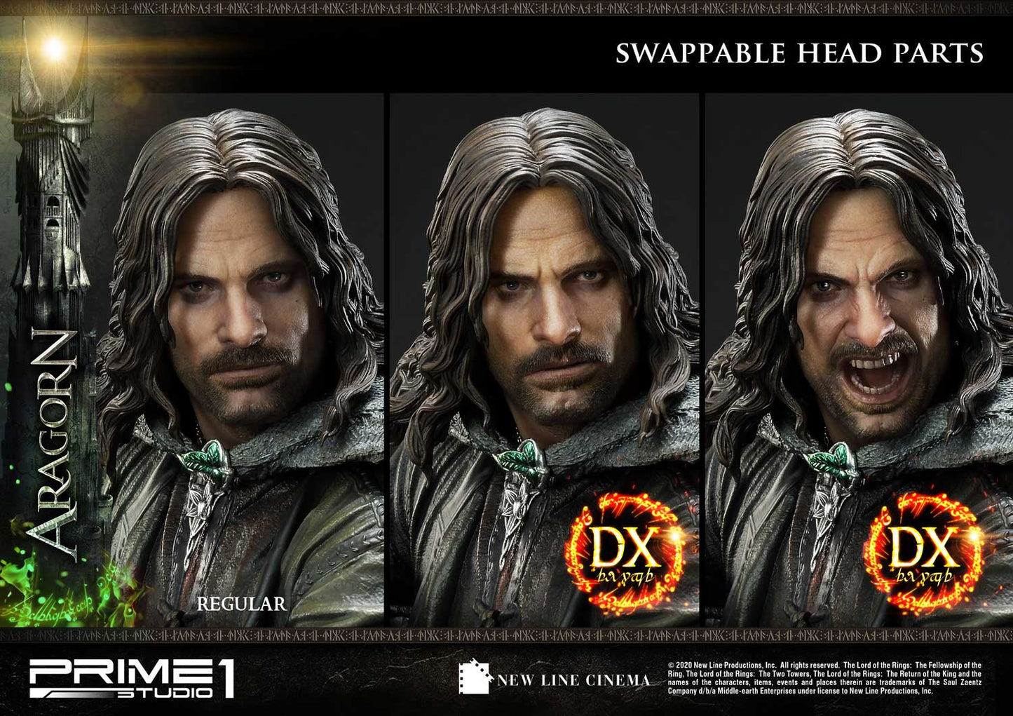 PRIME 1 STUDIO - Lord of the Rings: Deluxe Aragorn 1:4 Scale Statue