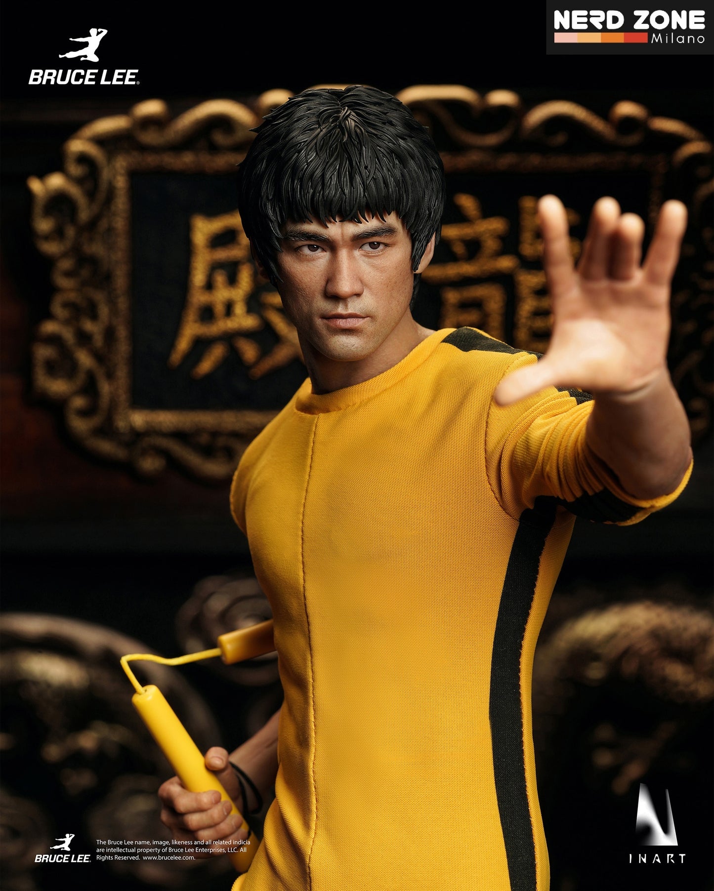 PRE ORDER INART - Bruce Lee (Yellow Jumpsuit) 1/6 Collectible Figure