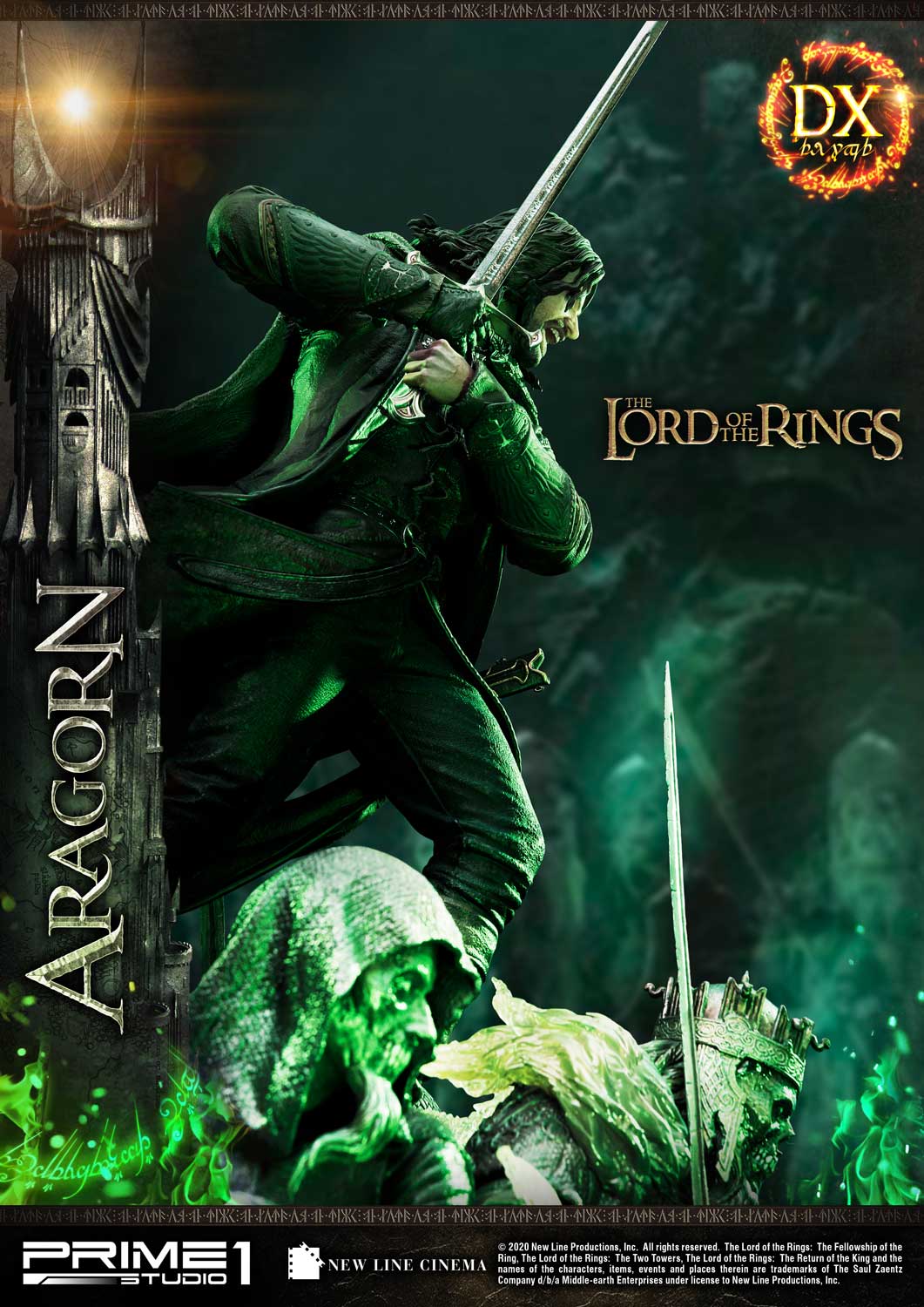 PRIME 1 STUDIO - Lord of the Rings: Deluxe Aragorn 1:4 Scale Statue