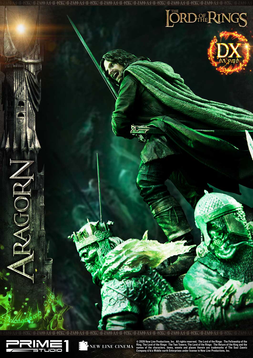 PRIME 1 STUDIO - Lord of the Rings: Deluxe Aragorn 1:4 Scale Statue