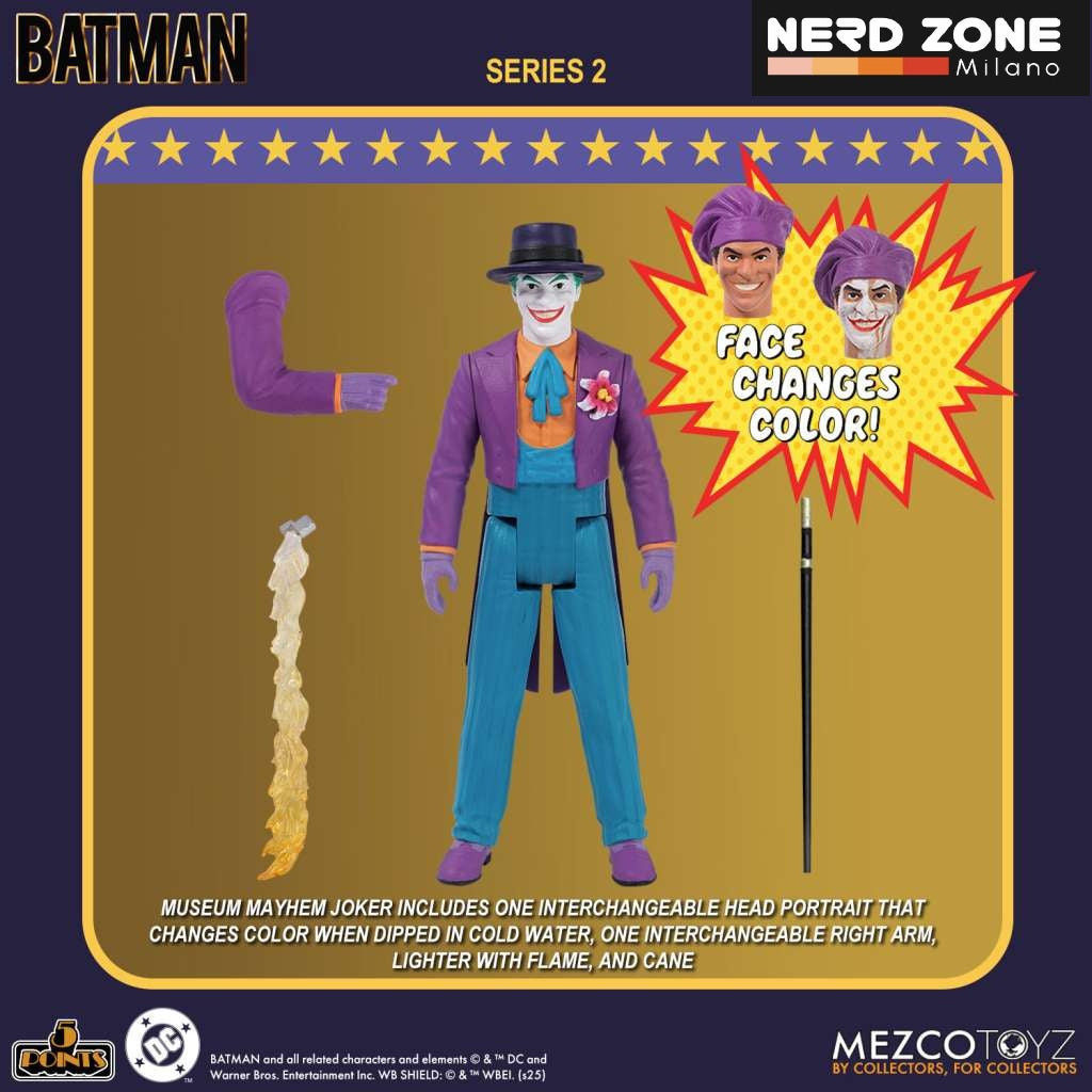 MEZCO - 5 points Batman 1989 Series 2 Af Set (3)