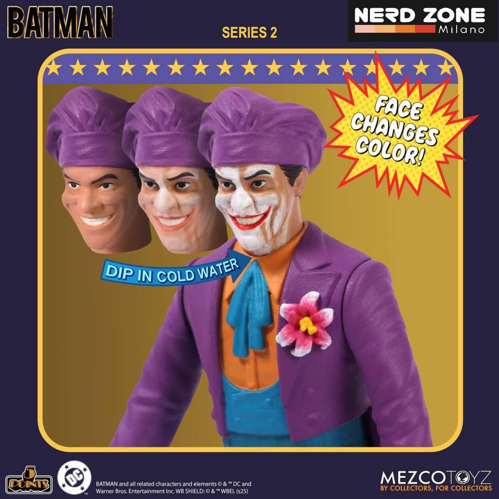 MEZCO - 5 points Batman 1989 Series 2 Af Set (3)