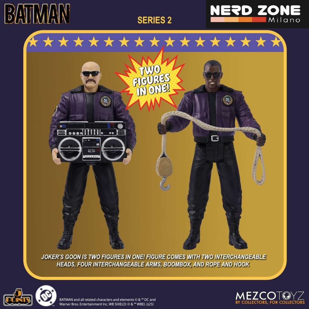 MEZCO - 5 points Batman 1989 Series 2 Af Set (3)