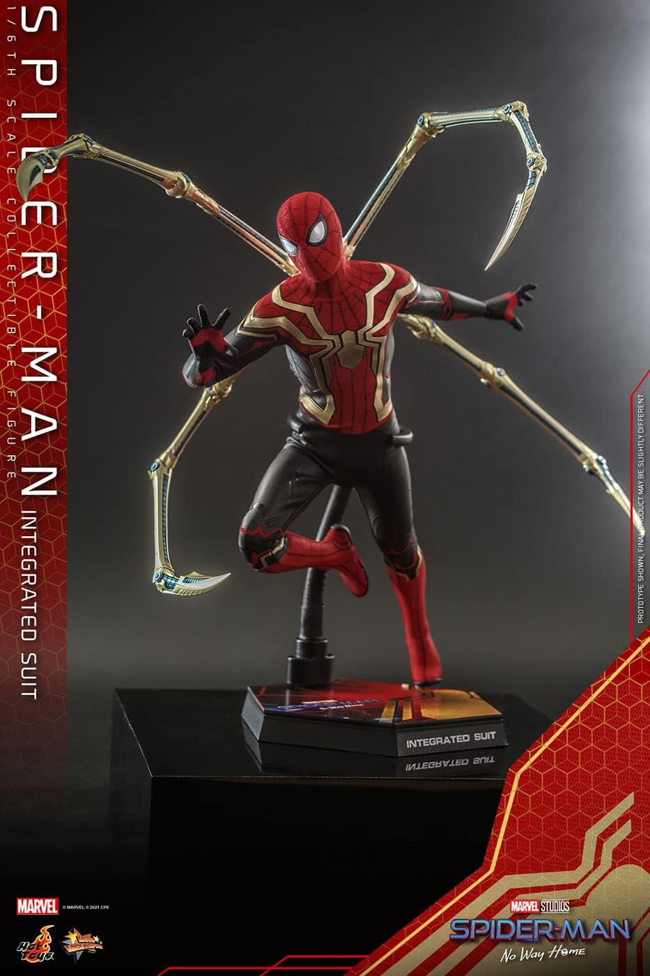 HOT TOYS - Spider-Man: No Way Home – Spider-Man (Integrated Suit) 29 cm MMS623