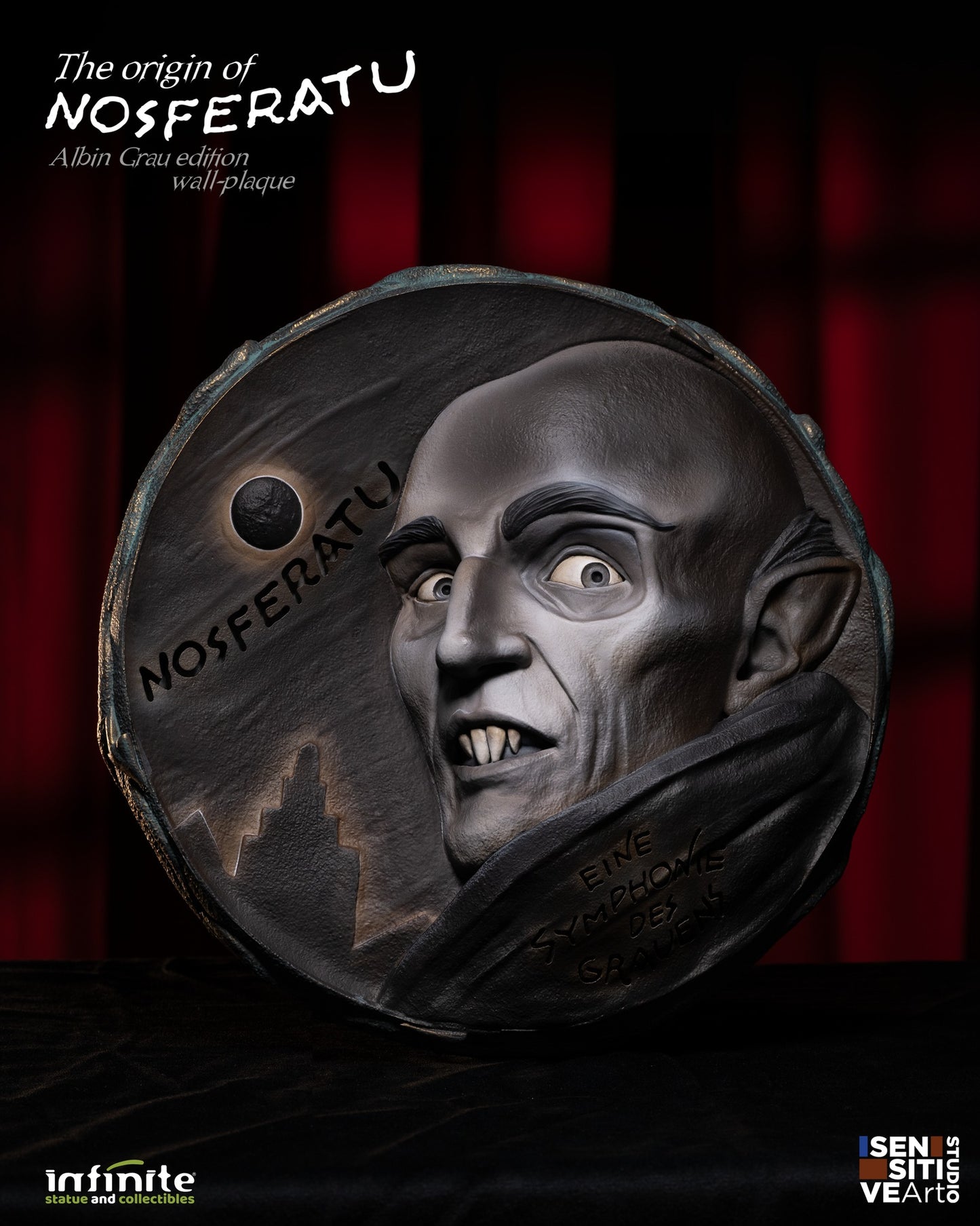 PRE ORDER - INFINITE STATUE - The Origin Of Nosferatu Albin Grau Edition Wall Plaque