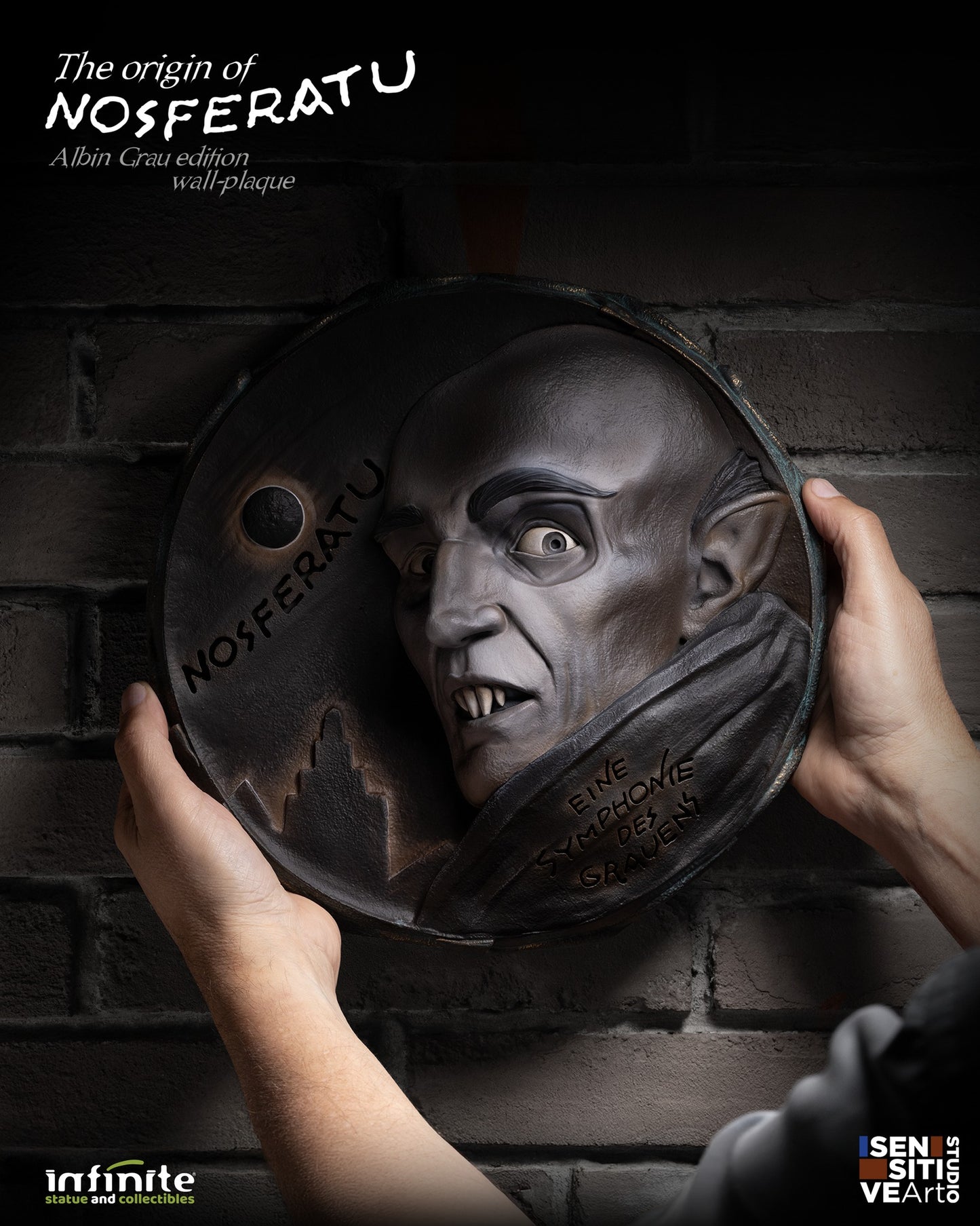 PRE ORDER - INFINITE STATUE - The Origin Of Nosferatu Albin Grau Edition Wall Plaque