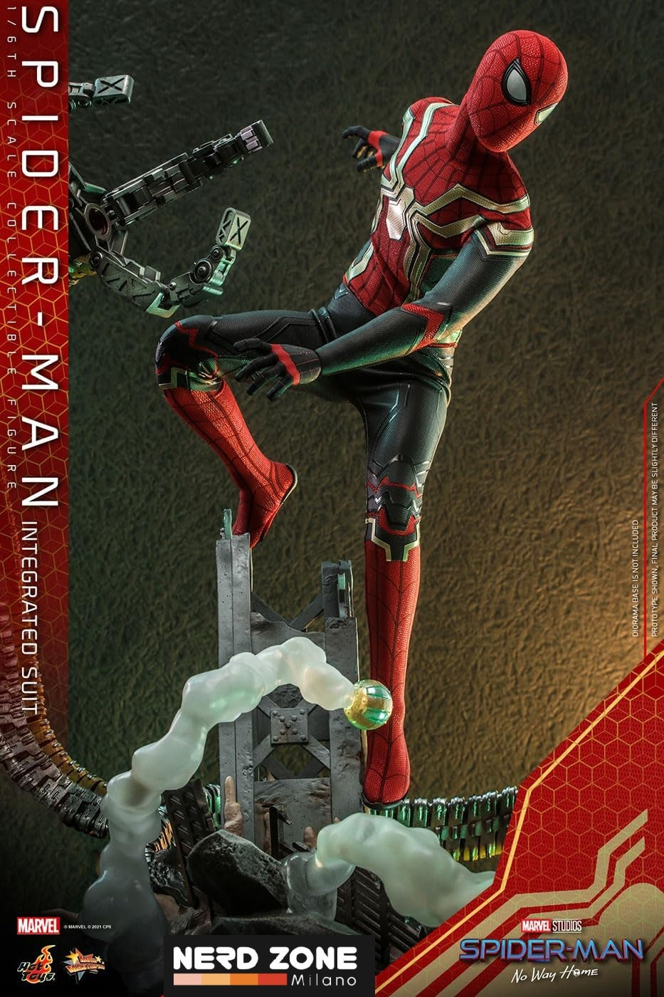 HOT TOYS - Spider-Man: No Way Home – Spider-Man (Integrated Suit) 29 cm MMS623