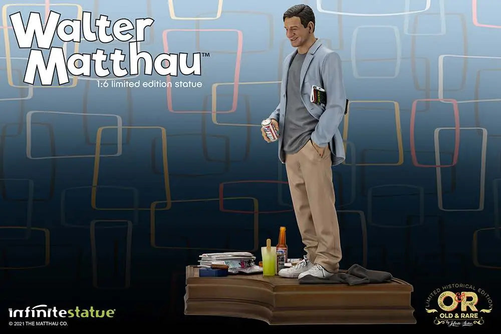 INFINITE STATUE - Walter Matthau Old&rare 1/6 Resin Statue