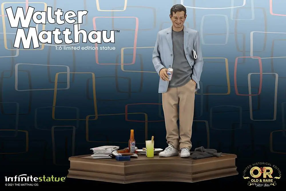 INFINITE STATUE - Walter Matthau Old&rare 1/6 Resin Statue