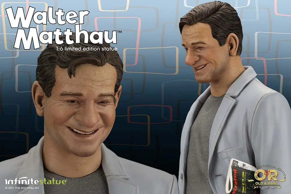 INFINITE STATUE - Walter Matthau Old&rare 1/6 Resin Statue