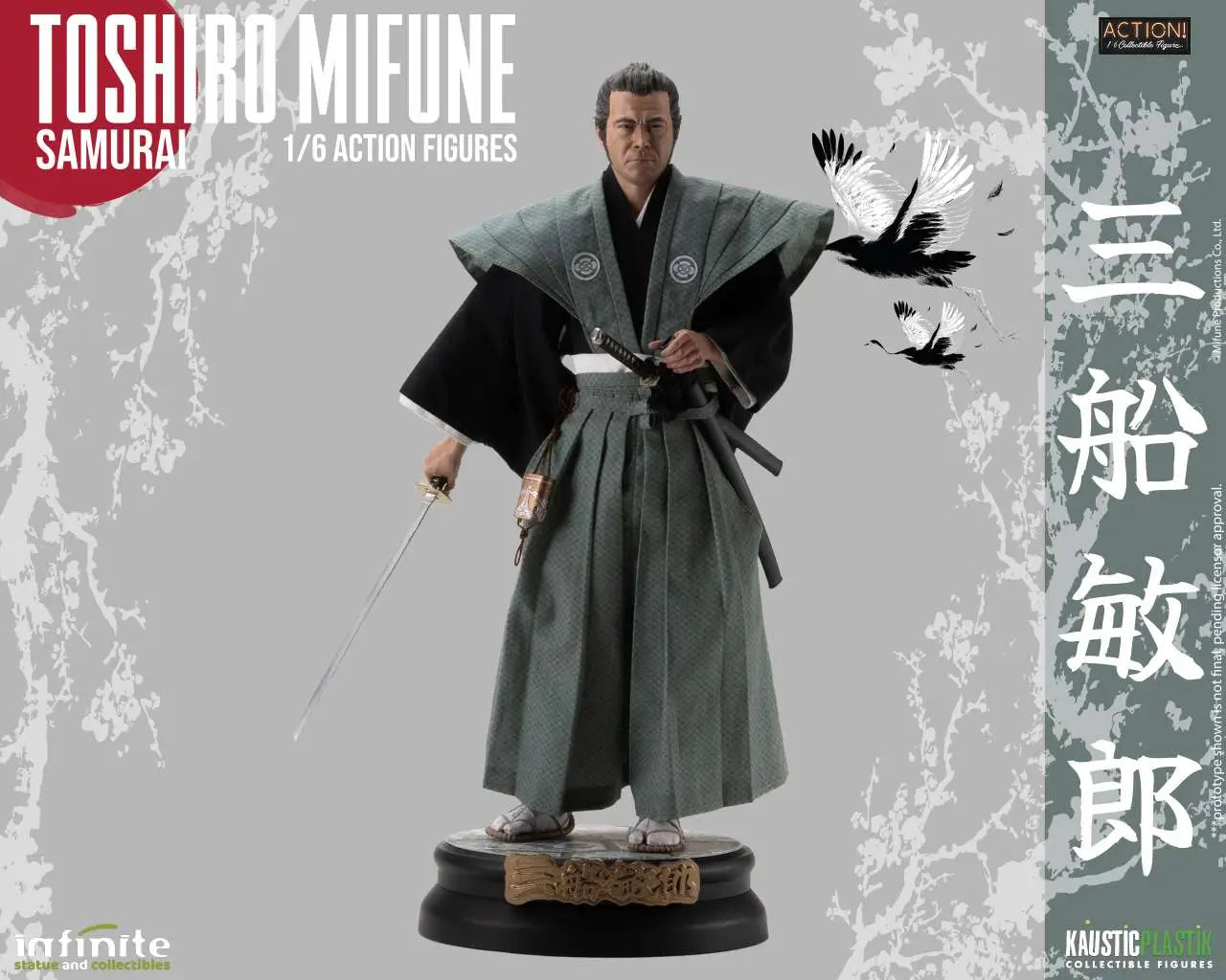 INFINITE STATUE - Toshiro Mifune Samurai 1/6 Action Figure