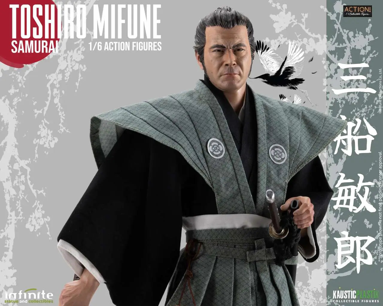 INFINITE STATUE - Toshiro Mifune Samurai 1/6 Action Figure