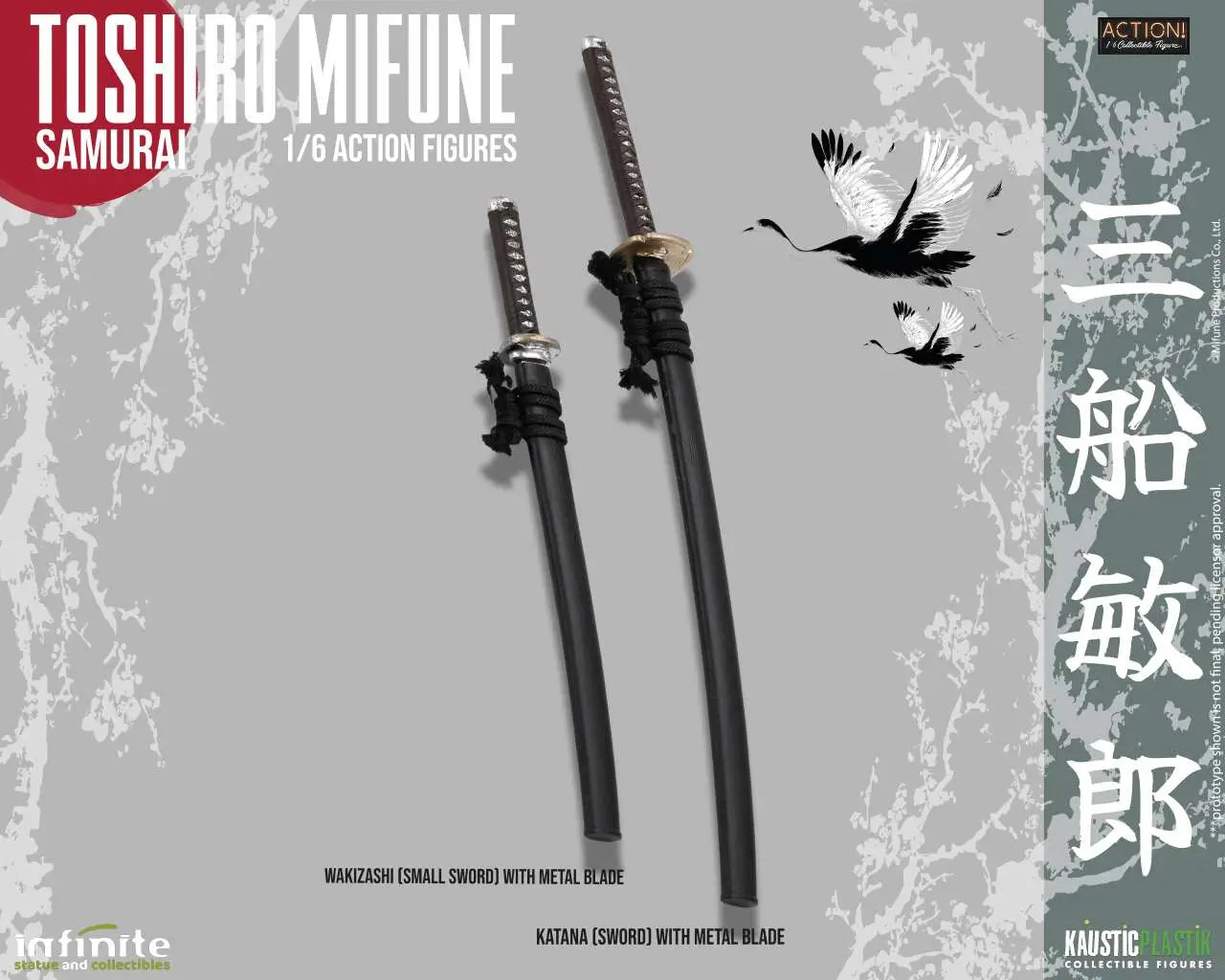 INFINITE STATUE - Toshiro Mifune Samurai 1/6 Action Figure